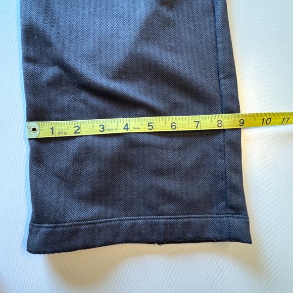 Mondetta Pull-On Herringbone Straight Leg Pants XL Brown Brushed Back Lining - Picture 9 of 11